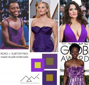 roxo em pele fria