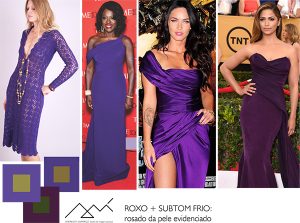 roxo em pele fria